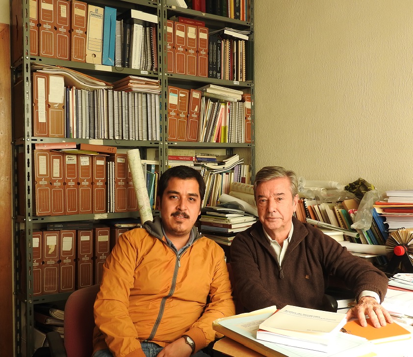 Carlos Barrera con Miguel Ángel Troitiño.